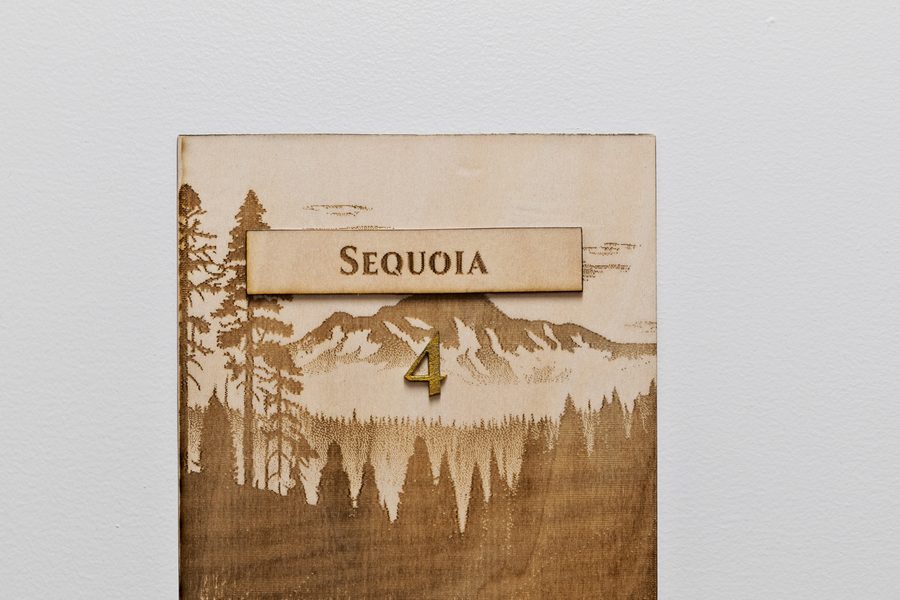Sequoia room sign